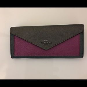 Coach Colorblock Soft Wallet